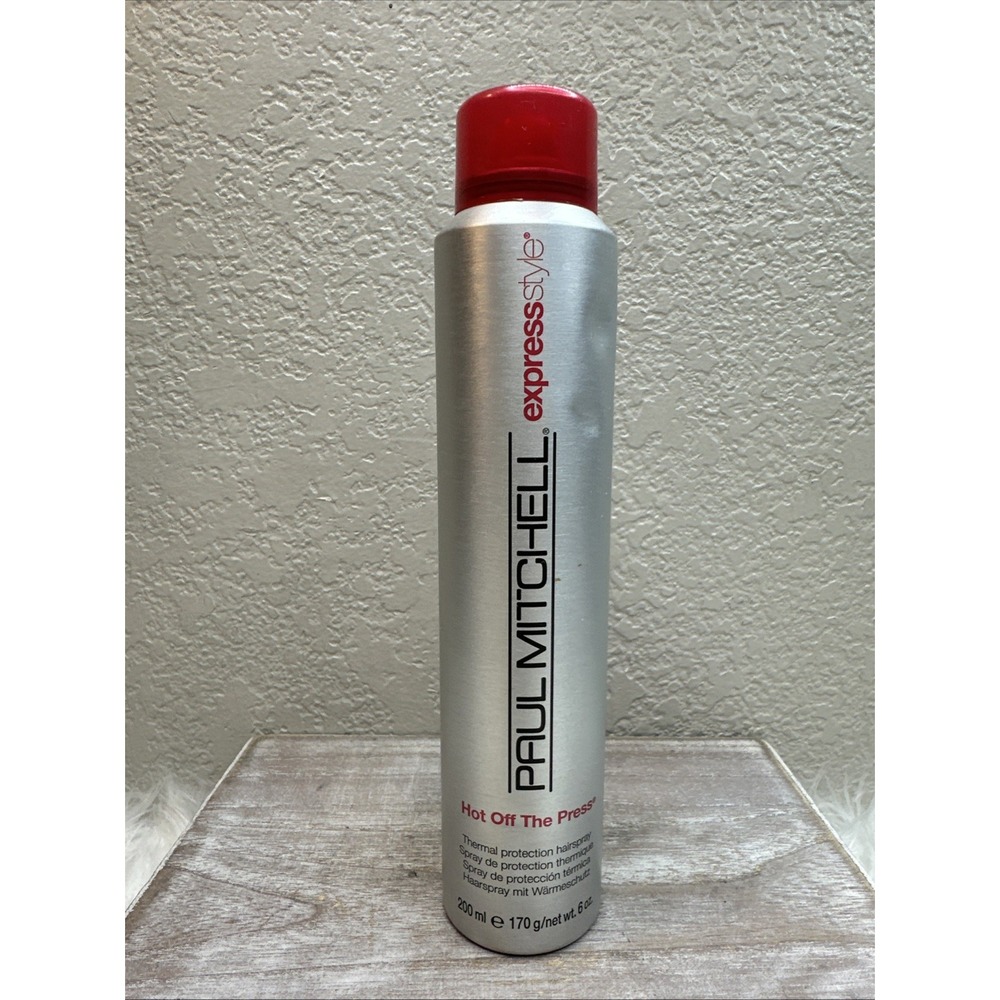 $19 🌙 Paul Mitchell Hot Off The Press Thermal Protection Spray 6oz  DENT NEW